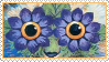 louis wain flower-eyes cat